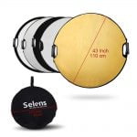 Selens 110cm 5 in 1 Reflector Camera Light Studio Reflectors