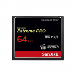 SanDisk 64GB Extreme Pro CompactFlash Memory Card (160MB/s)