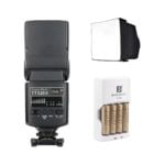 Godox TT520II Thinklite Flash, Godox SB10 diffuser, FB AA batteries and charger