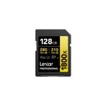 Lexar 128GB Professional 1800x UHS-II SDXC Memory Card (GOLD Series)