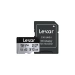Lexar® Professional 512GB SILVER PLUS microSDXC™ UHS-I Card