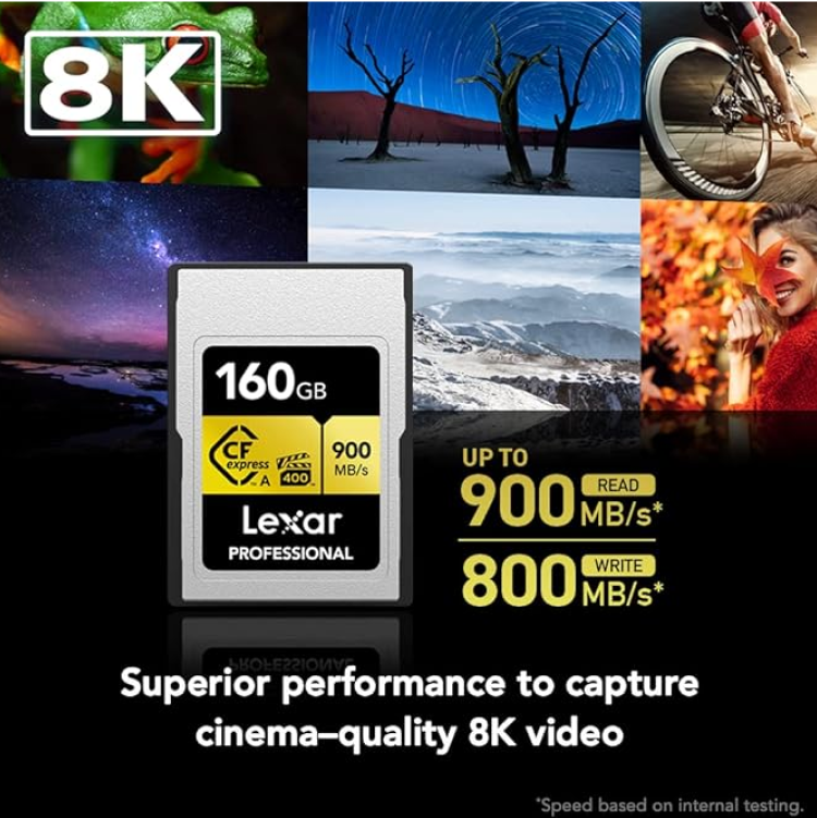 Lexar 160GB Professional CFexpress Type A Card GOLD Series - Image 5