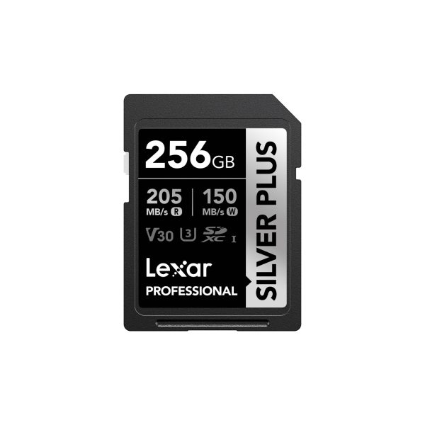 Lexar 256GB Professional SILVER PLUS UHS-I SDXC Memory Card