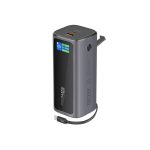 Promate Titan-130RC Ultra Compact 130W Power Bank with Retractable USB-C Cable