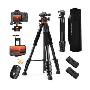 KF Concept 75" /190cm Lightweight Travel Tripods, S255A3+BH-36