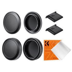 Canon RF Mount Body Cap*2 + Lens Rear Cap*2 + Hot Shoe Cap*2 + Cleaning Cloth*1