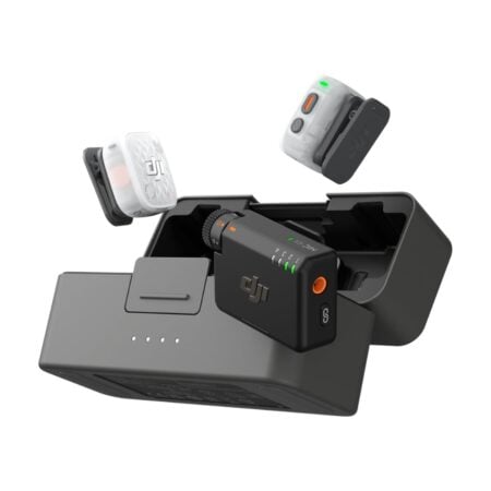 DJI Mic Mini 2S (2 TX + 1 RX + Charging Case), AI Noise Canceling